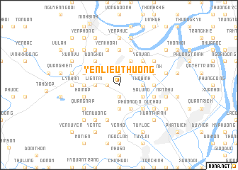 map of Yên Liêu Thượng