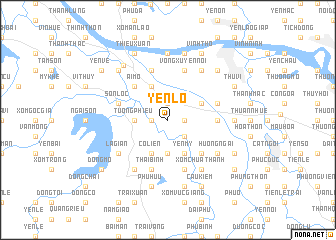 map of Yên Lỗ