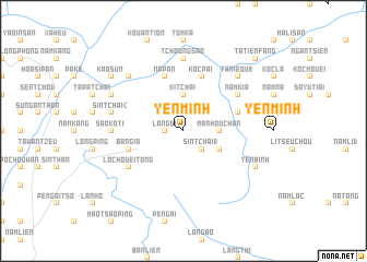 map of Yên Minh