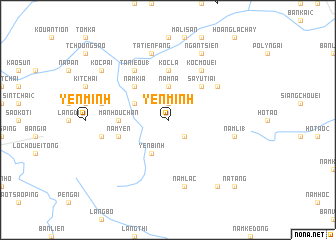 map of Yên Minh
