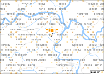 map of Yên Mỹ
