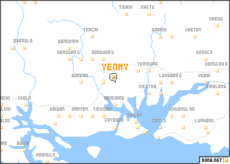 map of Yên Mỹ