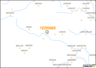 map of Yên Nhân