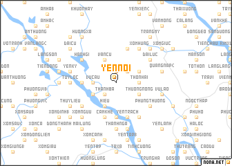 map of Yên Nội