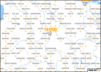 map of Yên Nội