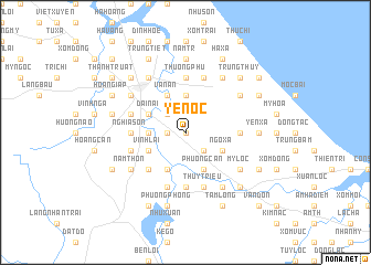 map of Yên Ốc