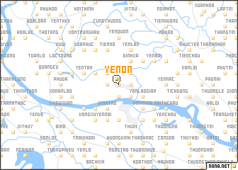 map of Yên Ỏn