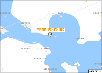 map of Yenovshchina