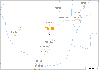 map of Yeno