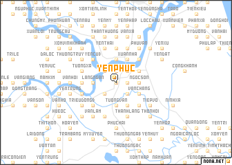 map of Yen Phúc