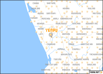 map of Yen-pu