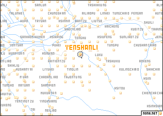 map of Yen-shan-li