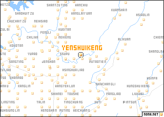 map of Yen-shui-k\