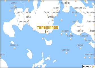 map of Yensimango