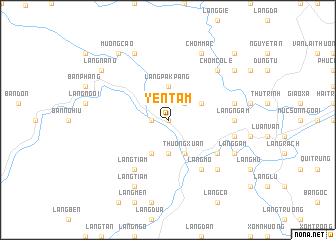 map of Yên Tam