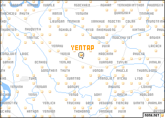 map of Yên Tập