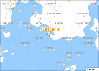 map of Yentchan