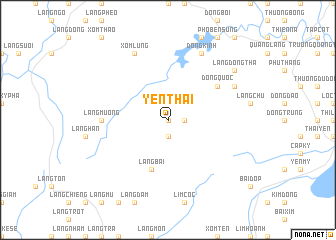 map of Yên Thái