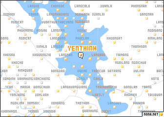 map of Yên Thịnh