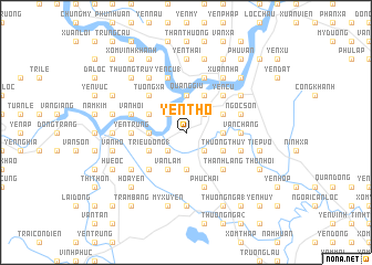 map of Yèn Thọ