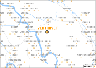 map of Yên Thuyết