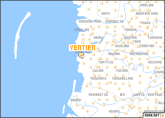 map of Yen-t\