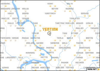 map of Yên Tĩnh