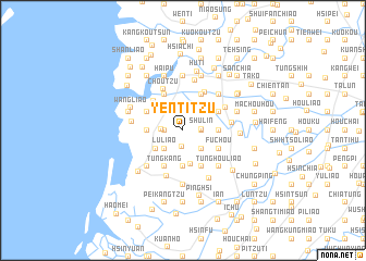 map of Yen-ti-tzu
