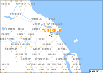 map of Yên Trạch