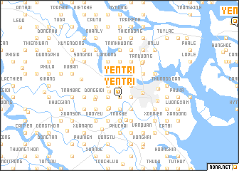 map of Yên Tri