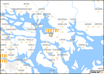 map of Yên Trỉ