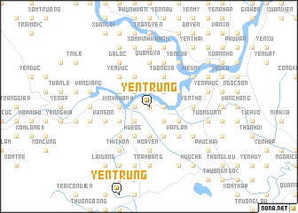 map of Yên Trung