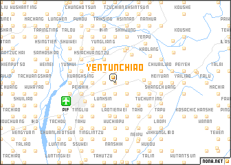 map of Yen-tun-chiao