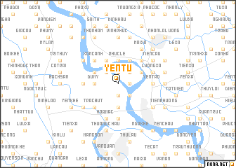 map of Yên Từ