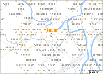 map of Yên Vân