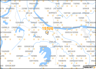 map of Yên Vệ