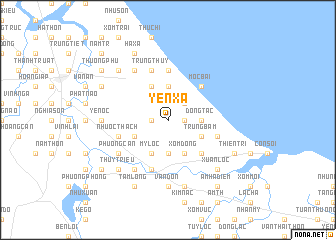 map of Yên Xá