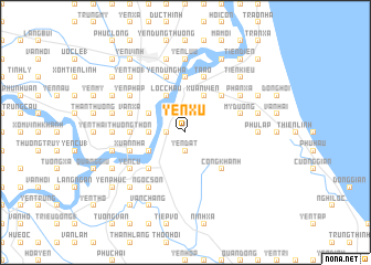 map of Yên Xủ