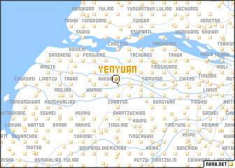 map of Yen-yüan