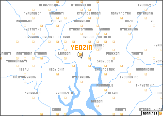 map of Yeozin