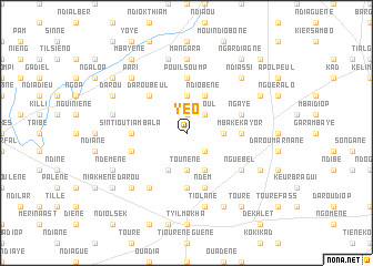 map of Yéo