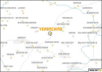 map of Yepanchino