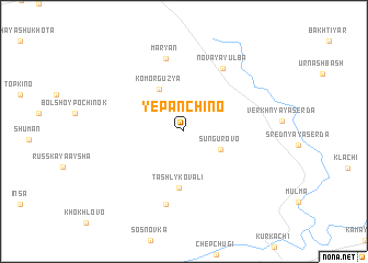 map of Yepanchino