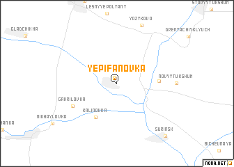 map of Yepifanovka