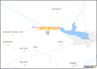 map of Yepifanovo