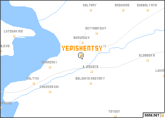 map of Yepishentsy