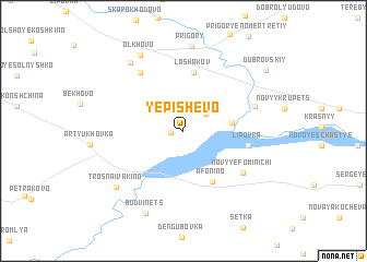 map of Yepishevo