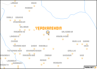 map of Yépokaréhoin