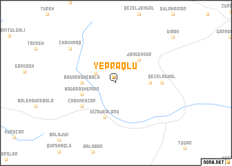 map of Yeprāqlū
