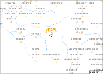 map of Ye-pyu